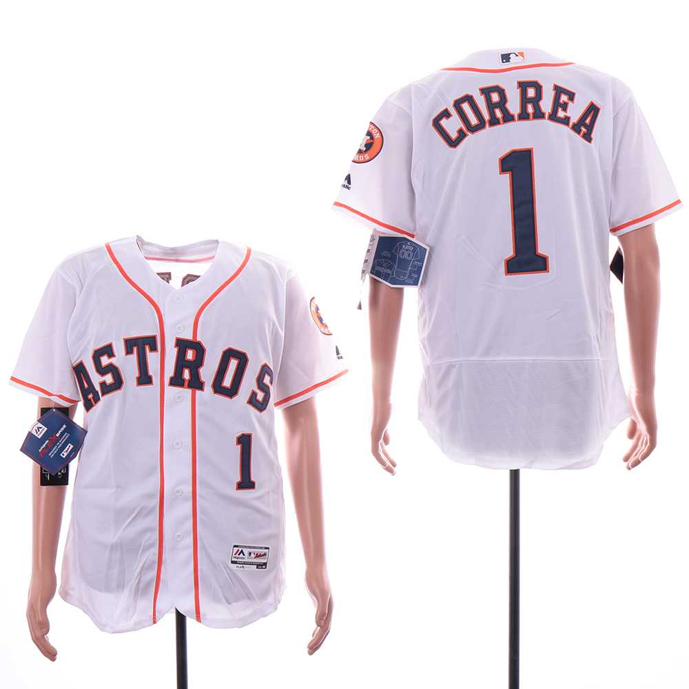 Astros 1 Carlos Correa White Flexbase Jersey Sguo,We sell and wholesale Astros 1 Carlos Correa White Flexbase Jersey Sguo on line form chian!